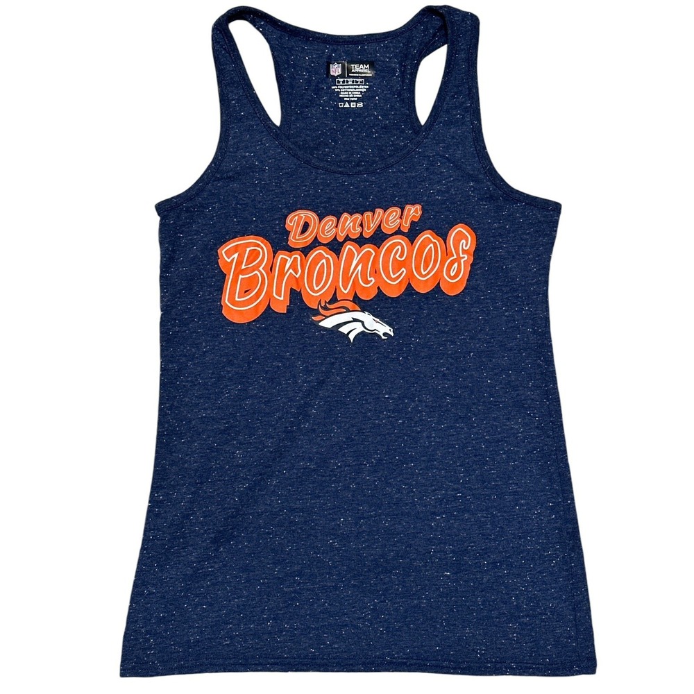 NFL Denver Broncos Team Apparel Womens Sleepwear Tank Size S 90%Poly/10%Cotton